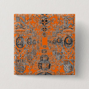 Badge Carré 5 Cm Armoiries