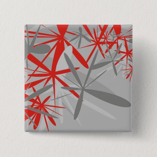 Badge Carré 5 Cm Arrière - plan Abstrait (Devant)