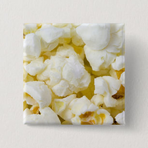 Badge Carré 5 Cm Arrière - plan de pop-corn