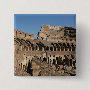Badge Carré 5 Cm Art romain. Le Colosseum ou Flavien 7