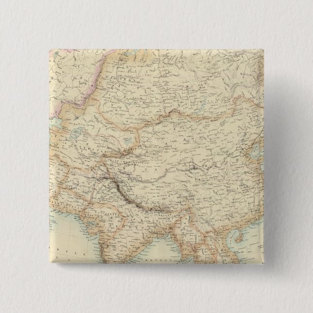 Badge Carré 5 Cm Asie 10 (Devant)