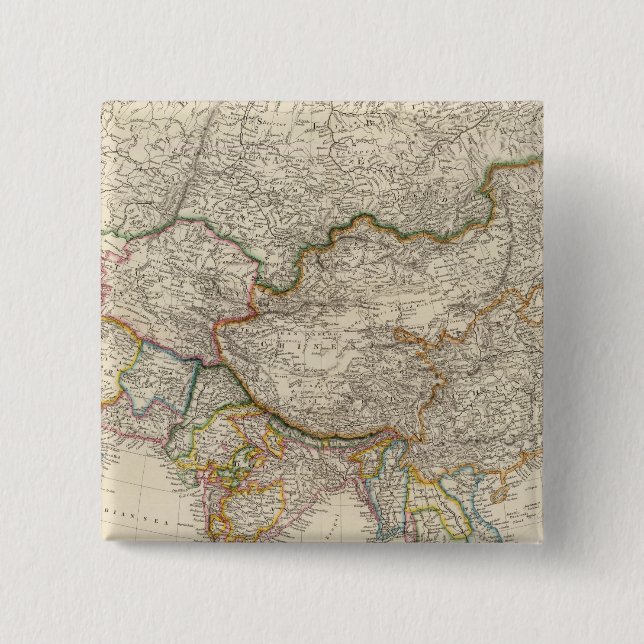 Badge Carré 5 Cm Asie 41 (Devant)