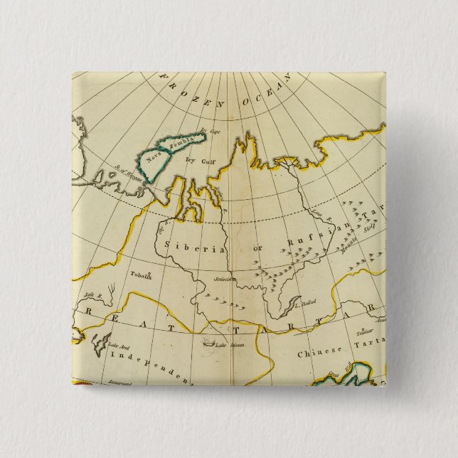 Badge Carré 5 Cm Asie 7 (Devant)