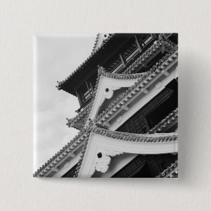 Badge Carré 5 Cm Asie, Japon, Kumamoto. Détail du Kumamoto,