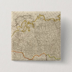 Badge Carré 5 Cm Asie-Nord
