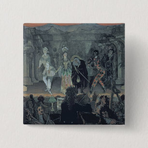 Badge Carré 5 Cm Assemblée des maçons libres avant l'initiation d