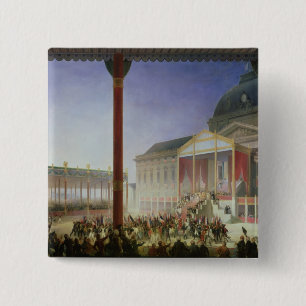 Badge Carré 5 Cm Assemblée du champion de Mai, le 1er juin 1815