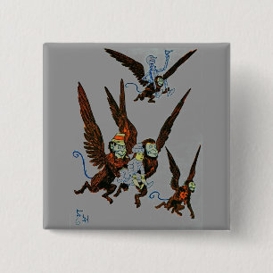 Badge Carré 5 Cm Assistant d'Oz