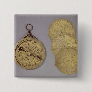 Badge Carré 5 Cm Astrolabe, 1216