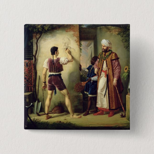 Badge Carré 5 Cm ATF Filippo Lippi 1819 (Devant)