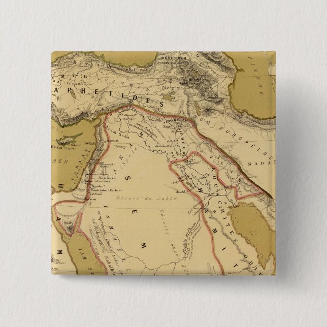 Badge Carré 5 Cm Atlas (Devant)