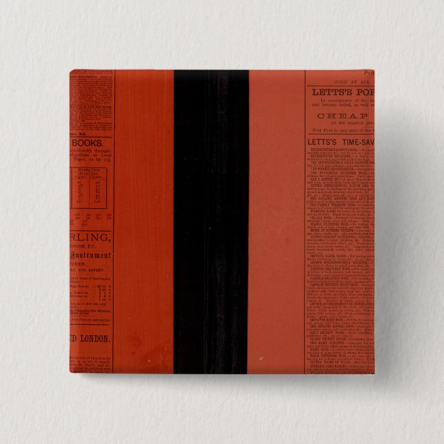 Badge Carré 5 Cm Atlas populaire de Letts 2 (Devant)