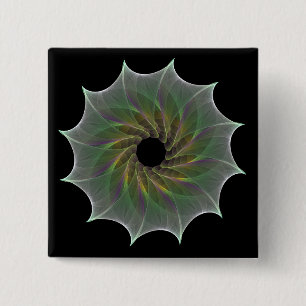 Badge Carré 5 Cm attraction chaotique