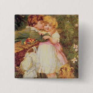 Badge Carré 5 Cm Au-dessus du mur de jardin