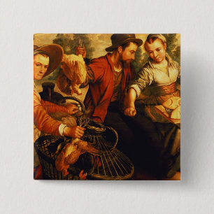 Badge Carré 5 Cm Au marché