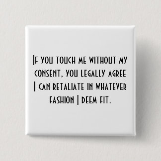 Badge Carré 5 Cm Aucun consentement Ver.2