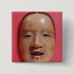 Badge Carré 5 Cm Aucun masque de théâtre