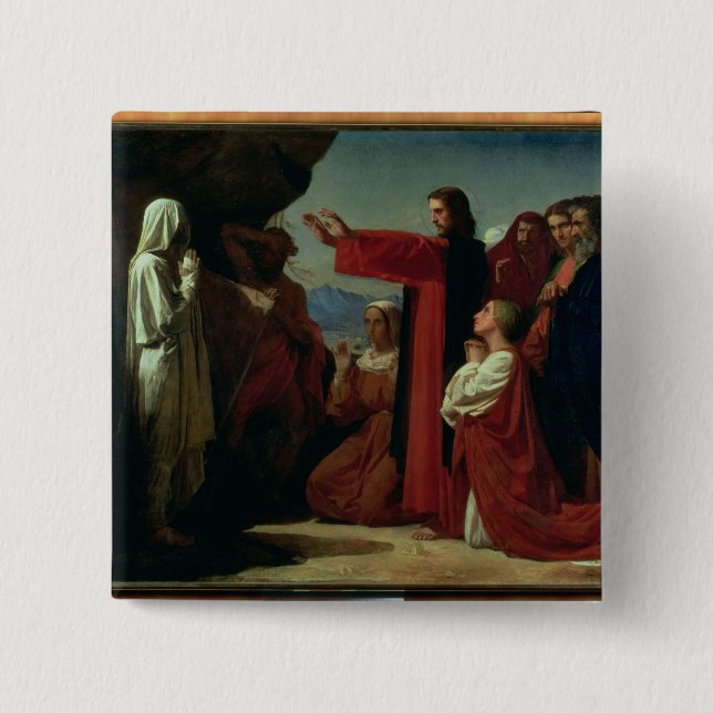 Badge Carré 5 Cm Augmenter de Lazarre, 1857 (Devant)
