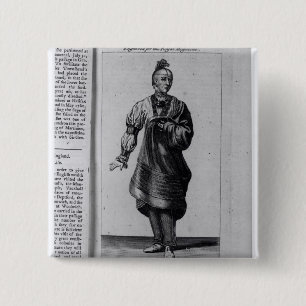 Badge Carré 5 Cm Austenaco, grand guerrier