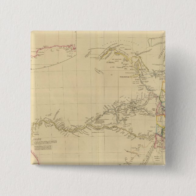 Badge Carré 5 Cm Australie 5 (Devant)