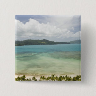 Badge Carré 5 Cm Australie, Queensland, côte de Whitsunday, 3