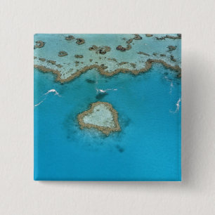Badge Carré 5 Cm Australie, Queensland, îles Whitsunday,