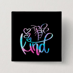 Badge Carré 5 Cm Autiste  Être une Sensibilisation sur l'autisme de