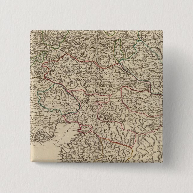 Badge Carré 5 Cm Autriche 4 (Devant)