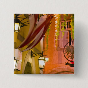 Badge Carré 5 Cm AUTRICHE, Vienne : Fleischmarkt : Griechengasse