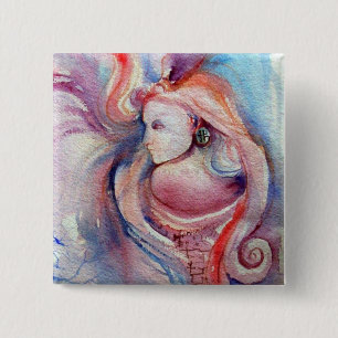 Badge Carré 5 Cm AVALON / Magie et mystère