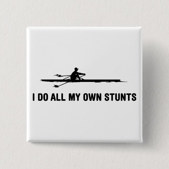 Badge Carré 5 Cm Aviron (Devant)