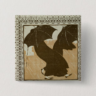 Badge Carré 5 Cm Avril