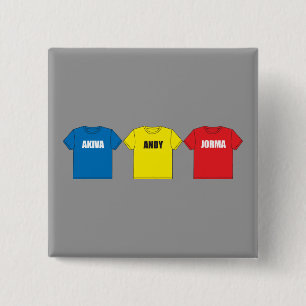 Badge Carré 5 Cm Awesometown