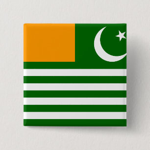 Badge Carré 5 Cm Azad Cachemire, Pakistan
