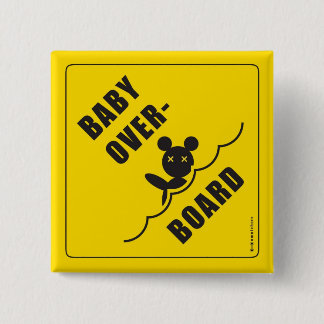 Badge Carré 5 Cm B.O.B. nounours