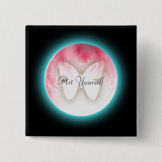 Badge Carré 5 Cm Babfly bubbles