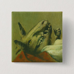 Badge Carré 5 Cm Baby Devil Button