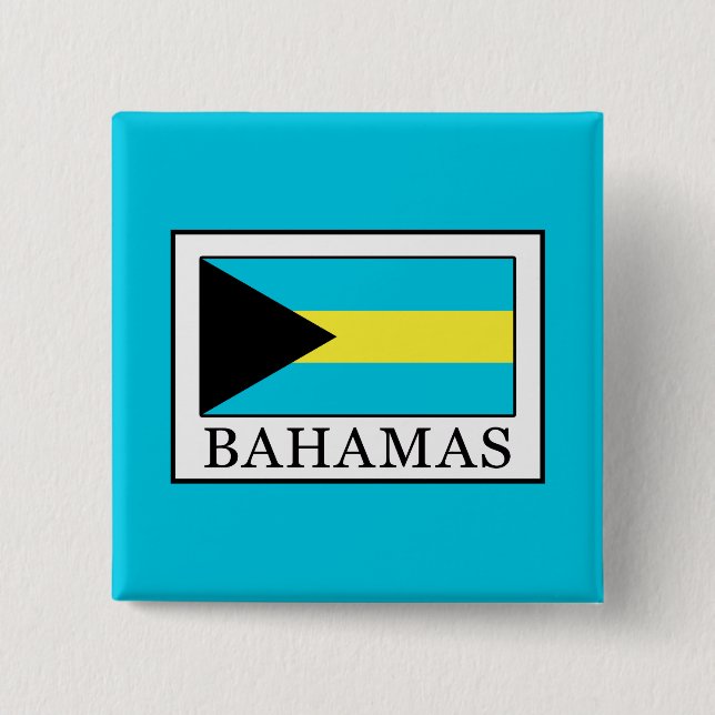 Badge Carré 5 Cm Bahamas (Devant)