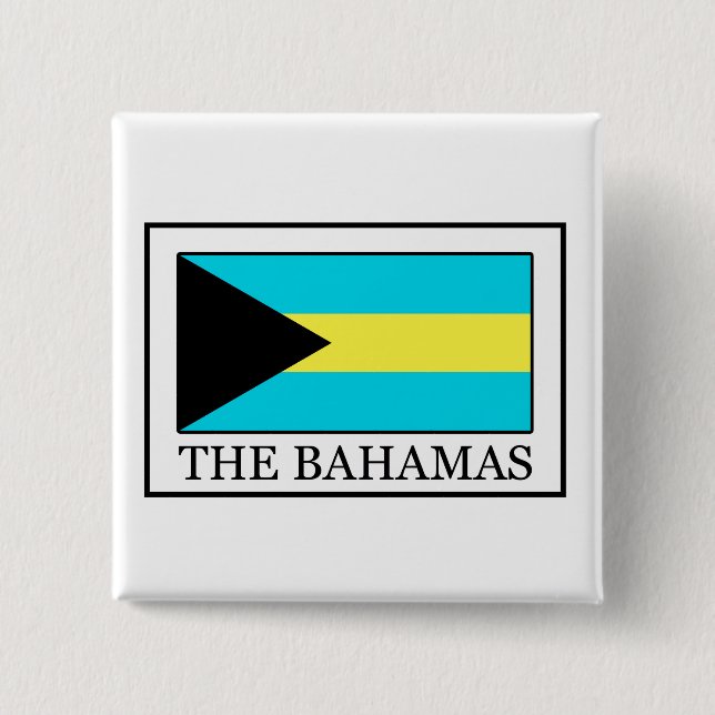 Badge Carré 5 Cm Bahamas (Devant)