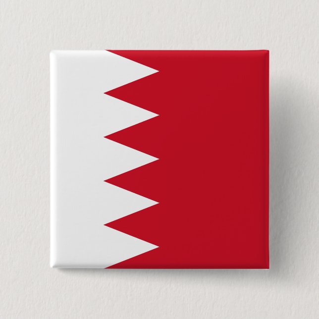 Badge Carré 5 Cm Bahrain Flag (Devant)