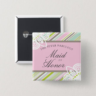 Badge Carré 5 Cm Balise de nom du Mariage de la bande de Jardin suc