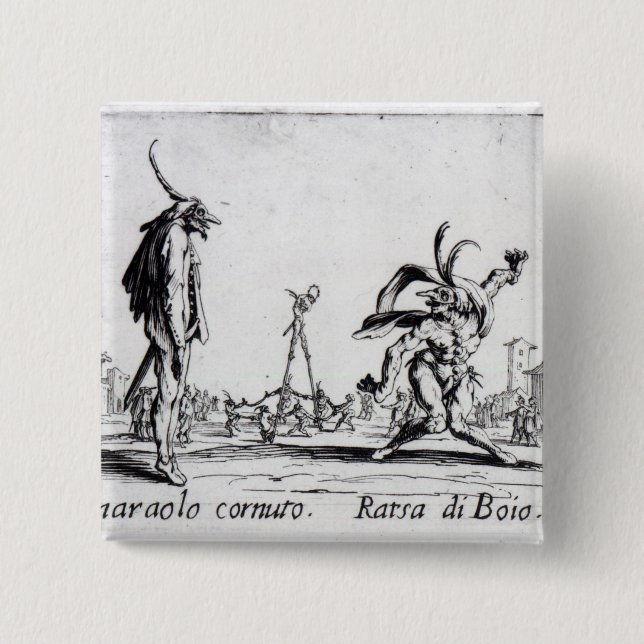Badge Carré 5 Cm Balli de Sfessania, c.1622 (Devant)