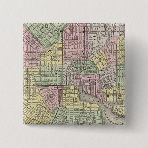 Badge Carré 5 Cm Baltimore