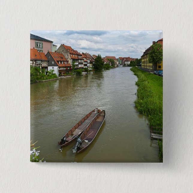 Badge Carré 5 Cm Bamberg (Devant)