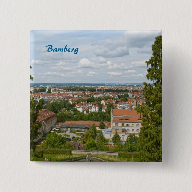 Badge Carré 5 Cm Bamberg (Devant)