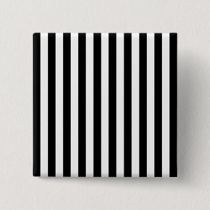 Badge Carré 5 Cm Bandes verticales noires