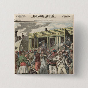 Badge Carré 5 Cm Bandits dans l'Orient