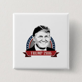 Badge Carré 5 Cm Bannière de campagne de l'atout 2016