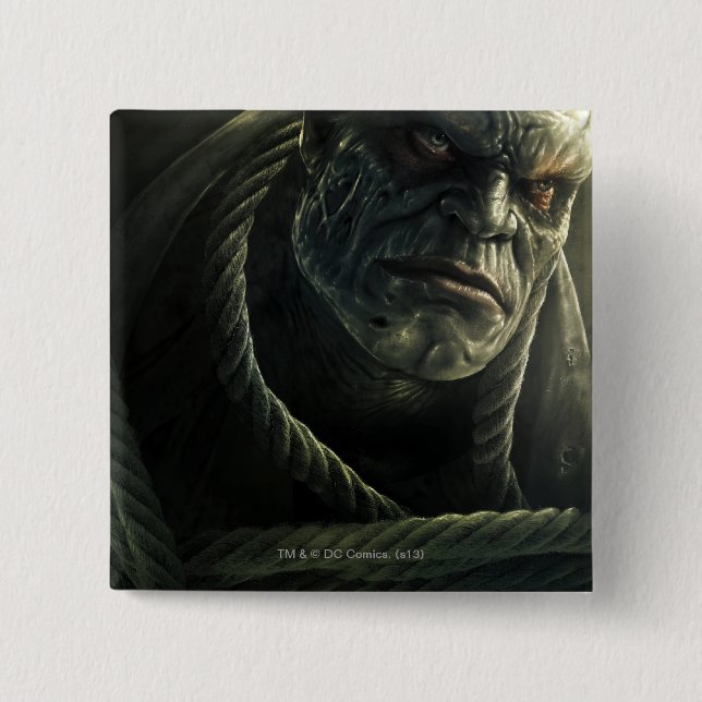 Badge Carré 5 Cm Bannière : Femme Merveilleuse, Grundy (Devant)