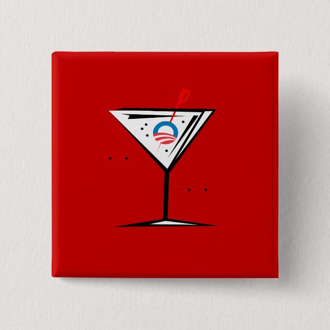 BADGE CARRÉ 5 CM BARACKTAIL (Devant)